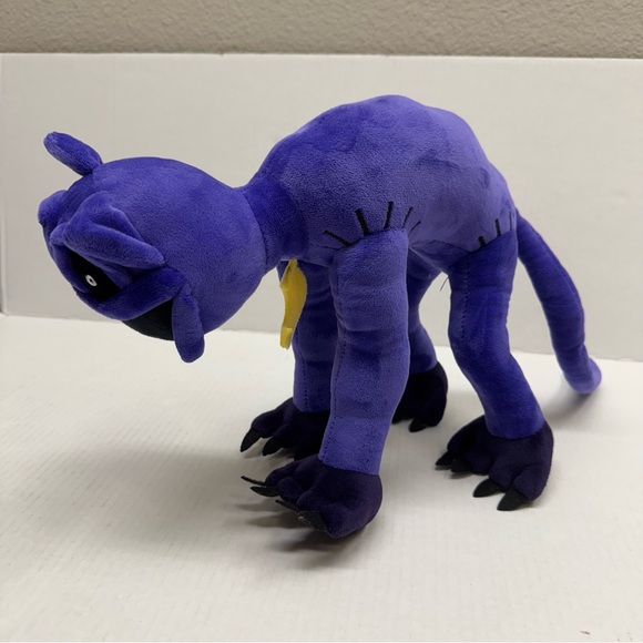 Poppy Playtime Monster CatNap Plush Toy Purple Posable Arms Legs & Tail Horror - Picture 3 of 12